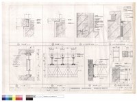 藏品(詳細圖、地下室腹壁大樣圖、樑與墻伸縮縫詳細圖、鐵爬梯平.立.剖面大樣圖)的圖片