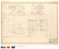 藏品(立面圖,屋頂平面圖,室內表面粉飾表)的圖片