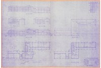 藏品(第二、四號辦公廳 平面 立視圖)的圖片