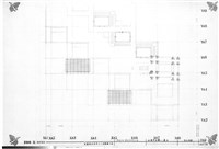 藏品(踢脚板牆面裝修索引圖、四樓平面圖(一)A區)的圖片