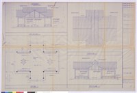 藏品(涼亭平面圖、立面圖)的圖片