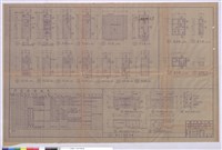 藏品(門窗立面圖、廚房工作台詳圖)的圖片
