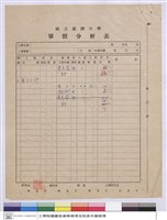 藏品(單價分析表)的圖片