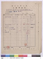 藏品(工程詳細表)的圖片