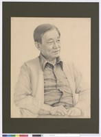 藏品(賀陳詞鉛筆肖像畫)的圖片