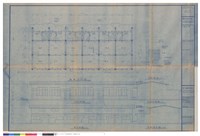 藏品(宿舍平面圖、正立面圖、背立面圖、左右側立面圖、浴廁詳圖)的圖片