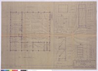 藏品(三樓平面圖、掛衣櫥、雜誌架)的圖片