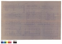 藏品(剖面圖、正面圖、背面圖、平面圖、基礎平面圖、屋頂樑平面圖)的圖片