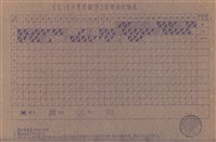 藏品(晴雨記錄表)的圖片