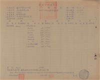 藏品(營繕工程結算表)的圖片