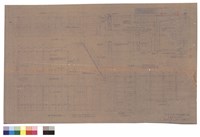 藏品(二樓加建平面圖、加建二樓樑柱平面圖、正面切面圖、安全鐵梯詳圖、門窗詳圖)的圖片