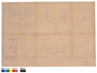 藏品(剖面圖、左右側面圖、毒氣試驗櫃、化學實驗室暗磚溝、門窗圖)的圖片