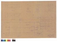 藏品(剖面圖、左右側面圖、毒氣試驗櫃、化學實驗室暗磚溝、門窗圖)的圖片