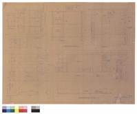 藏品(化學儀器室追加鐵圈花及壓克力門窗、毒氣室平面圖、二樓暗室放映室研究室平面圖、剖面圖)的圖片