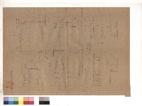 藏品(正面圖、背面圖、平面圖、側面圖、大樣、A-A切面、B-B切面、門窗詳圖)的圖片
