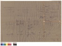 藏品(w1遮陽板立面、遮陽板詳圖、背面圖、校長室櫥立面)的圖片