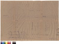 藏品(側面圖、屋頂平面圖、壁櫥詳圖)的圖片