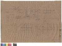 藏品(D1、W1、D2、機製柳安企口板條牆詳圖、a-a剖面詳圖、b-b壁櫥剖面詳圖)的圖片