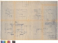 藏品(平面、立面、剖面大樣、門窗詳圖)的圖片