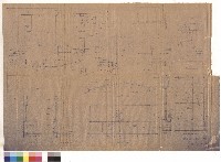 藏品(百葉窗、水泥花磚、黑板壁櫥剖面圖、詳細圖)的圖片