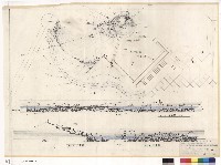 藏品(二、港町廣場山黃麻島及北側浜洲平面圖、剖面圖)的圖片