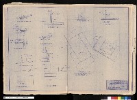 藏品(游泳池結構平面圖、花架B梁、頂板與R,C梁結合、看台樓梯、橢圓樓梯配筋圖)的圖片