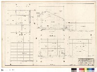藏品(外部淋浴,洗腳池,平面圖,剖面圖,詳細圖)的圖片