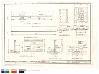 藏品(圍牆TYPE-2 I-J-K-L段展開圖、水道圖、側門-3詳圖、照壁展門剖面圖、園道甲,乙式)的圖片