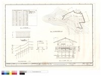 藏品(登山步道扶手詳圖,水上亭欄桿)的圖片