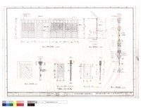 藏品(票亭展開圖、剖面圖、花格窗,木門,牆,票口詳圖)的圖片