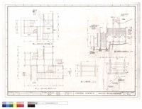 藏品(迷宮出入口平台一,二樓平面圖,剖面圖、樓梯詳圖)的圖片