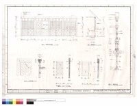 藏品(票亭展開圖、剖面圖、花格窗,木門,牆,票口詳圖)的圖片