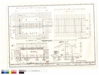 藏品(候車亭平面圖、屋頂結構圖、剖面A-A',B-B'圖)的圖片