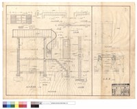 藏品(W窗詳圖、WB梁詳圖、CB梁詳圖、S版詳圖、A-A剖面圖、C1柱詳圖、檢尺室詳圖、版涵平面圖、正面圖)的圖片