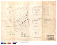 藏品(位置圖、圖例、A段明溝、A及B段明溝蓋板、B段明溝、C段盲溝、盲溝與明溝接頭詳圖)的圖片
