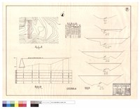 藏品(地形圖、縱斷面圖、淤砂量土方表、甲種擋土墻、橫斷面圖)的圖片