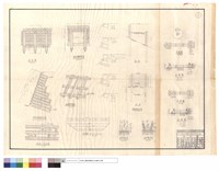 藏品(平面圖、正面圖、側面、60cm出水口及進水口、剖面圖、箱涵橫斷面圖、擋墻縱橫斷面圖、結構詳細圖、擋墻正面結構、原木擋墻)的圖片
