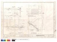 藏品(控制室墻剖面圖、樓梯平面及剖面圖)的圖片