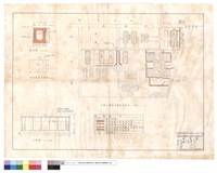 藏品(A,B詳圖、水泥蓋板平面圖、水溝乙種宿舍整修平面圖)的圖片