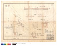 藏品(平面圖、甲段、乙段、丙段剖面圖、清水P.C.水溝及蓋板、澆花水池剖面圖)的圖片