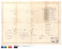 藏品(平,正面圖、後山涼亭路整修數量表、單,双邊欄杆、剖面、石頭護欄、原有漿砌,乾砌卵石路段)的圖片