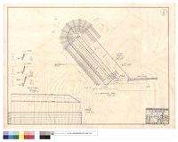 藏品(漿砌30cm卵石護坡橫縱斷面圖、縱斷面圖、漿砌卵石堤防平面圖)的圖片