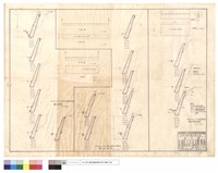 藏品(卵石混凝土護坡橫斷面圖、平面圖、立面圖)的圖片