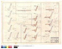 藏品(平面圖(展開)、立面圖(展開)、卵石混凝土護坡橫斷面圖、平面圖、立面圖、蛇籠埧新增填卵石平面圖)的圖片