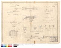藏品(河灘便道整修示意圖、斷面圖、彎道應計入之數量、平面圖、A-A,B-B、出水口、正面圖、剖面)的圖片