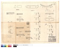 藏品(護欄詳細圖、平,正面圖、進出口斷面圖)的圖片