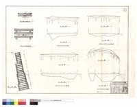 藏品(原木擋牆平,正,斷面圖、原木橫溝,正面詳細圖)的圖片