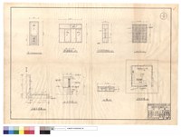藏品(門,BOX門、鋁窗,W圖,窓防風板、A櫥平,剖面圖、照明設備)的圖片