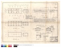 藏品(道班房,屋架,基礎,給水平面图、正,背,左,右側面图)的圖片