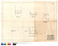 藏品(蓄水池位置示意圖、平,正面圖、蓄水池A-A剖面圖、原有过濾池)的圖片